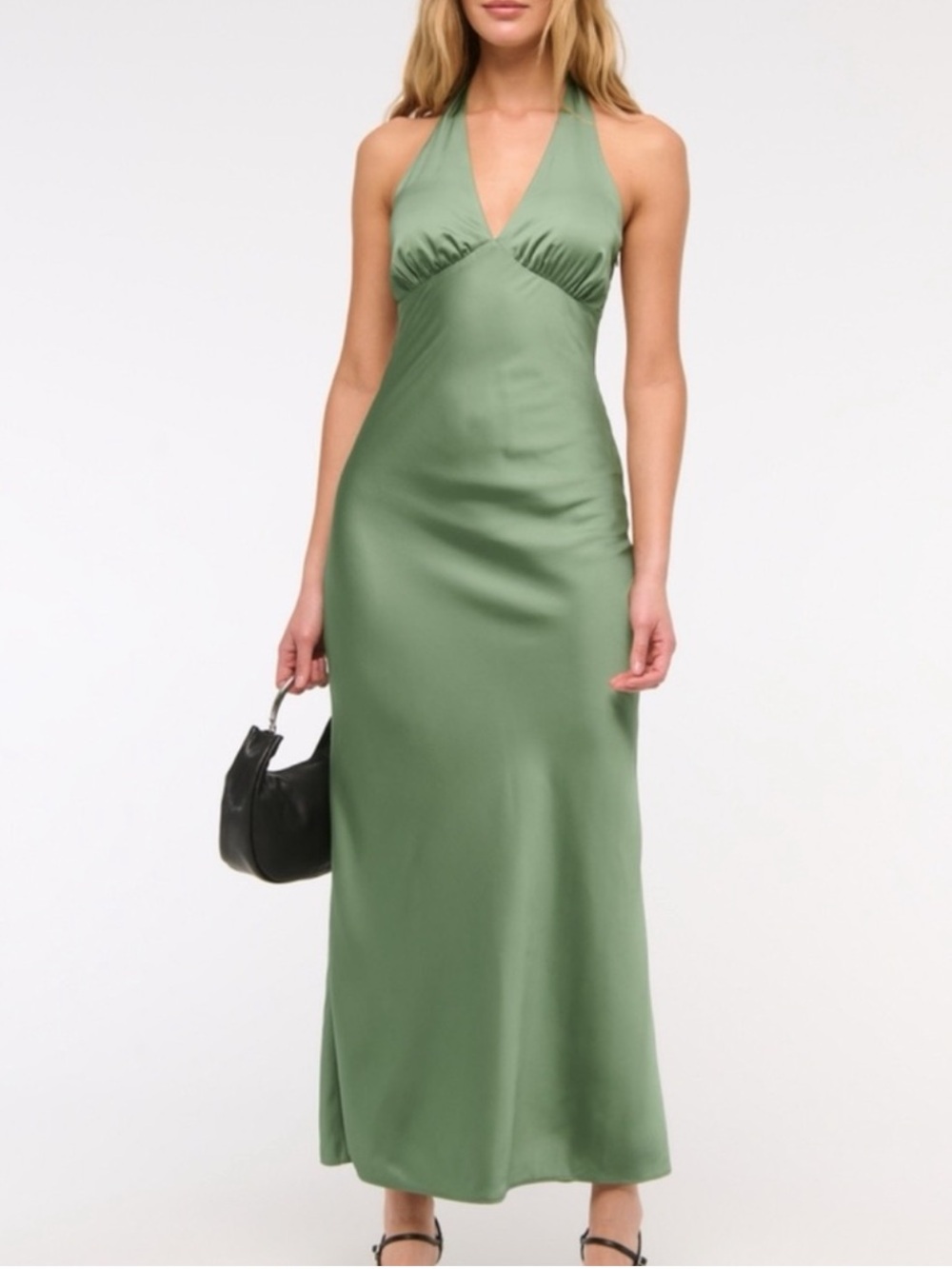 The A&F Julia Slip Halter Maxi Dress